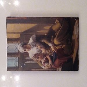 BUBBLES *Signed  Atlantis Tile, like Sid Dickens. *Rare & Retired wall art